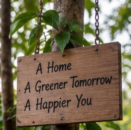 Peaceful outdoor space at Kayam Homestay